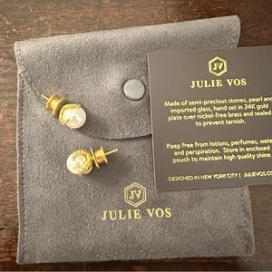 Julie Vos Pearl Stud Earrings